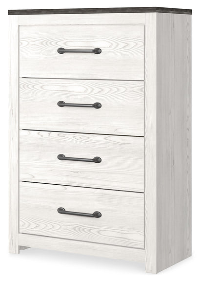 Gerridan Full Panel Bed and Chest - B1190B36
