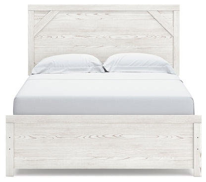 Gerridan Queen Panel Bed, Dresser and Nightstand - B1190B38