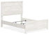Gerridan White/Gray Full Panel Bed and 2 Nightstands - B1190B12