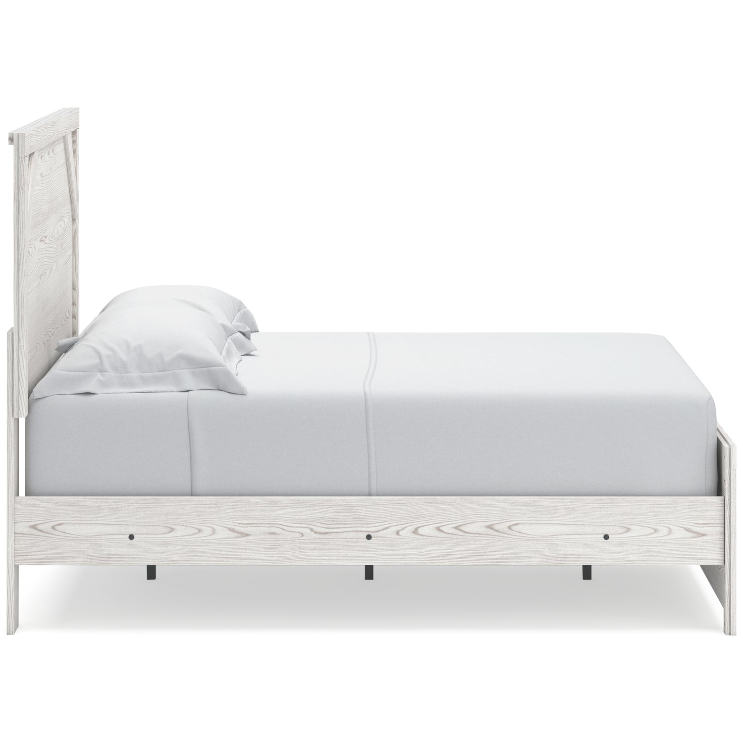 Gerridan White/Gray Full Panel Bed and 2 Nightstands - B1190B12