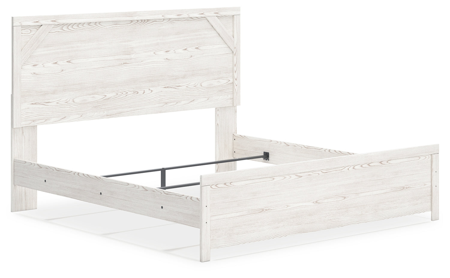 Gerridan White/Gray King Panel Bed, Dresser and 2 Nightstands - B1190B32