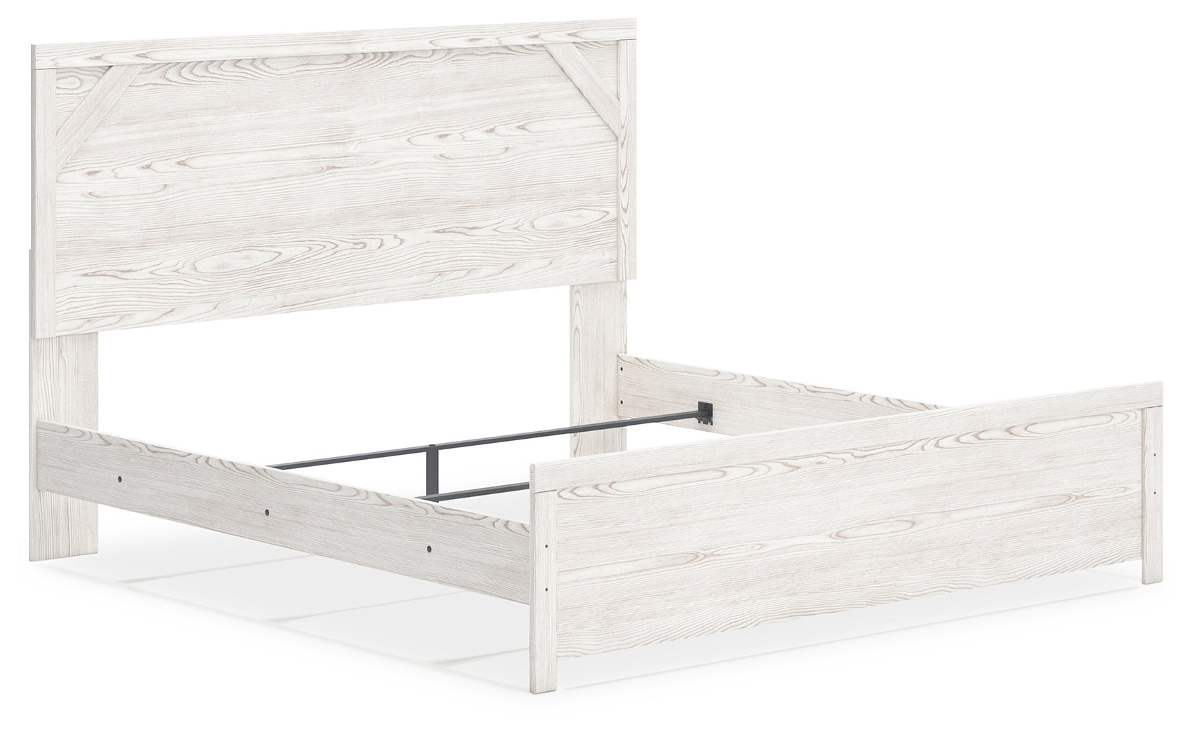 Gerridan White/Gray King Panel Bed, Dresser and 2 Nightstands - B1190B32