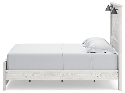 Gerridan White/Gray Queen Panel Bed, Dresser, Chest and Nightstand - B1190B26