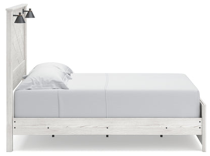 Gerridan White/Gray Queen Panel Bed, Dresser, Chest and Nightstand - B1190B26