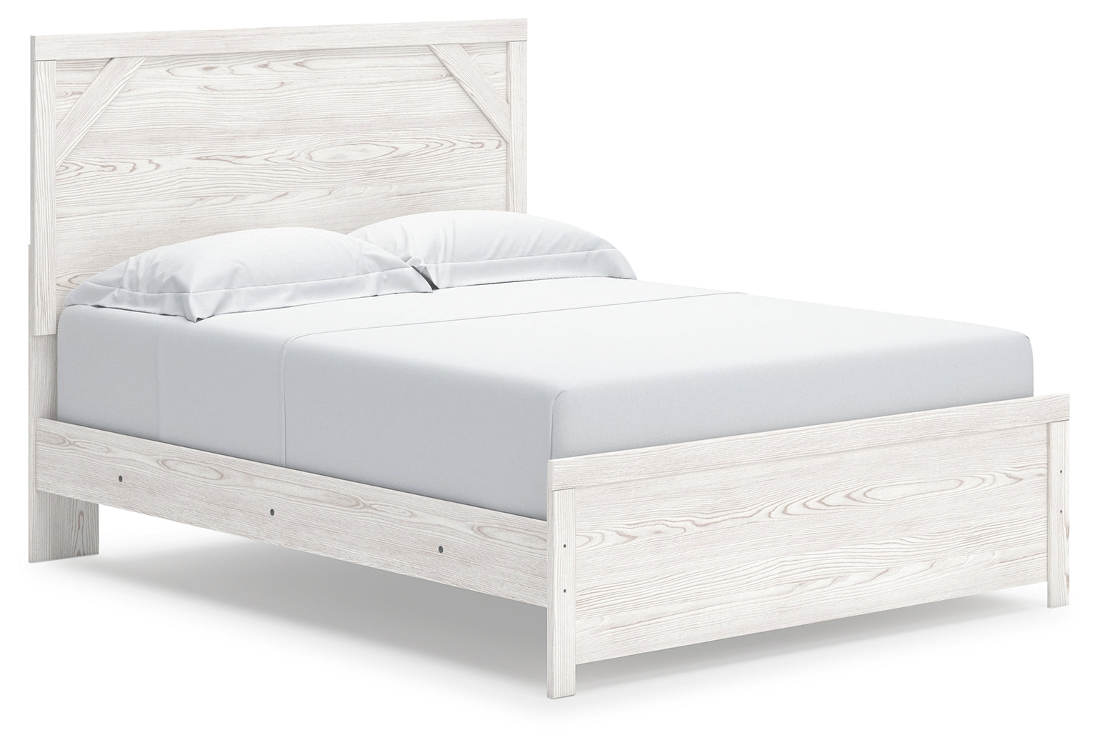 Gerridan White Queen Panel Bed, Dresser, Mirror, and Chest - B1190B18