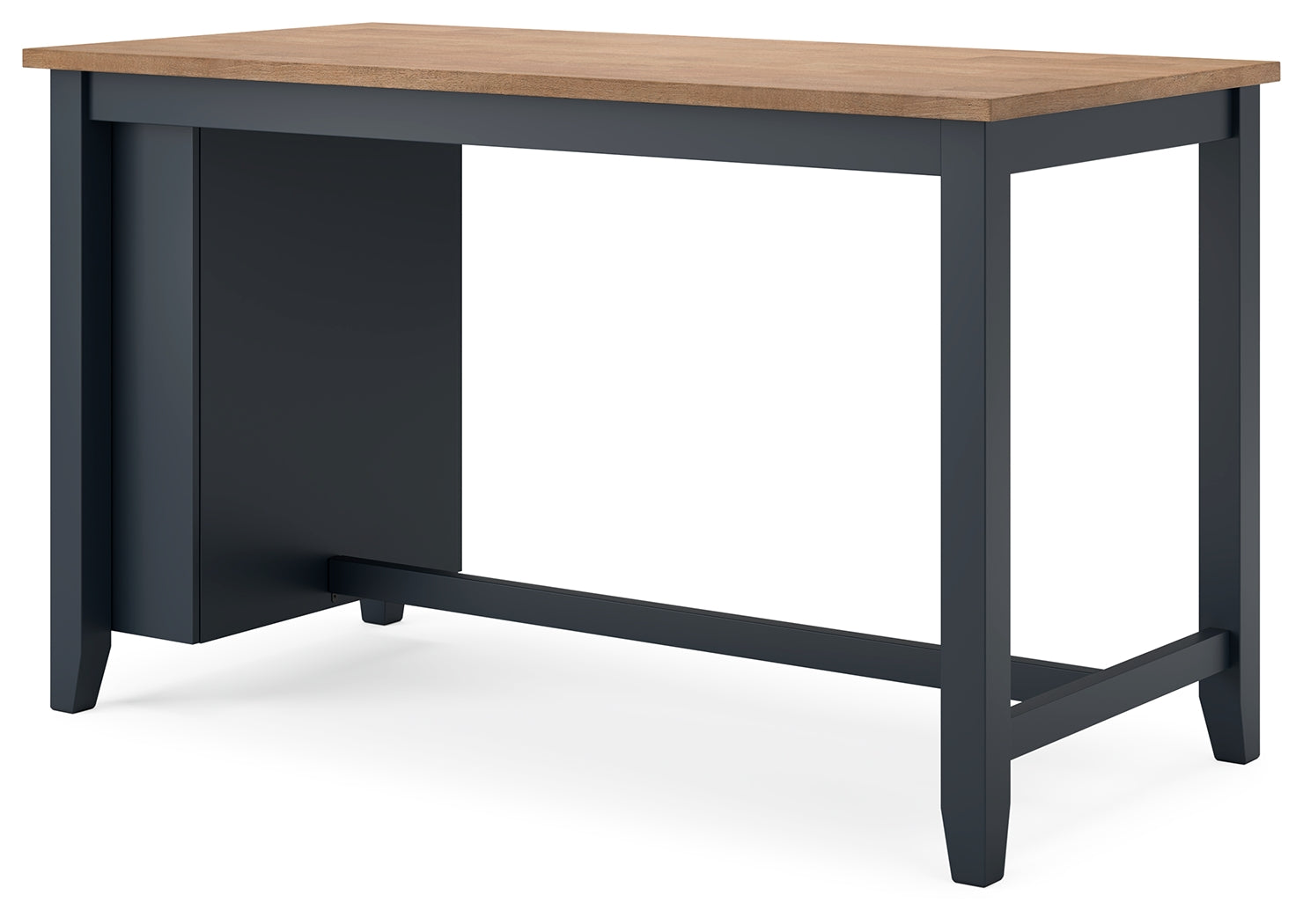 Gesthaven Counter Height Dining Table and 2 Barstools in Natural/Blue from Ashley - Luna Furniture
