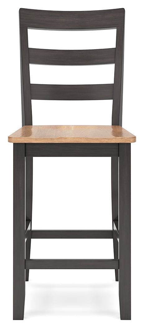 Gesthaven Counter Height Dining Table and 2 Barstools in Natural/Brown from Ashley - Luna Furniture