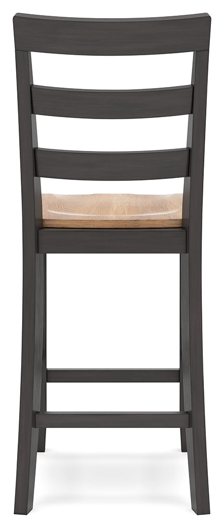 Gesthaven Counter Height Dining Table and 2 Barstools in Natural/Brown from Ashley - Luna Furniture
