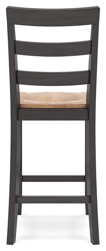 Gesthaven Counter Height Dining Table and 2 Barstools in Natural/Brown from Ashley - Luna Furniture