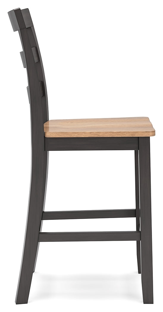 Gesthaven Counter Height Dining Table and 2 Barstools in Natural/Brown from Ashley - Luna Furniture