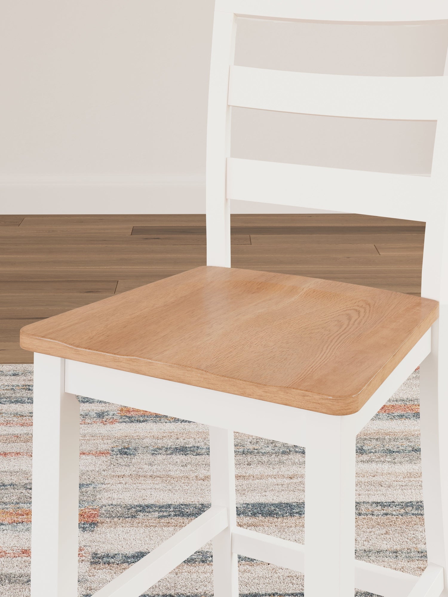 Gesthaven Counter Height Dining Table and 2 Barstools in Natural/White from Ashley - Luna Furniture