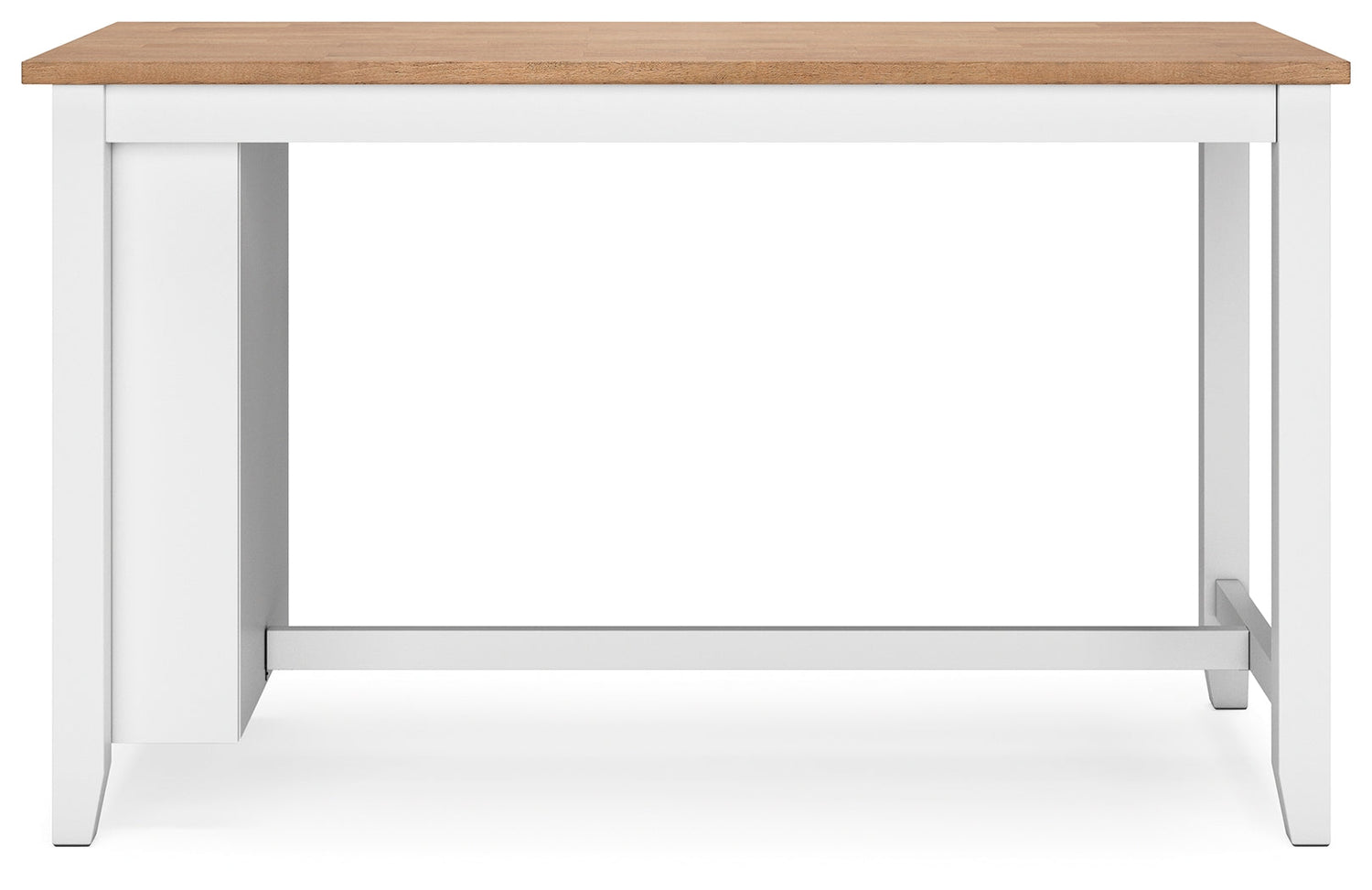 Gesthaven Counter Height Dining Table and 2 Barstools in Natural/White - PKG019458