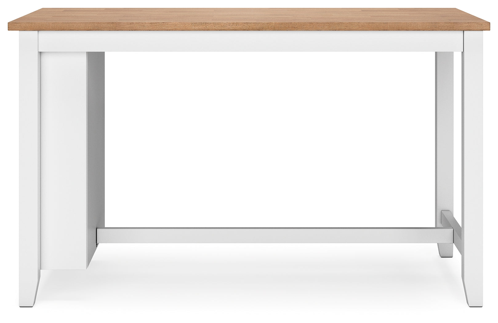 Gesthaven Counter Height Dining Table and 2 Barstools in Natural/White from Ashley - Luna Furniture