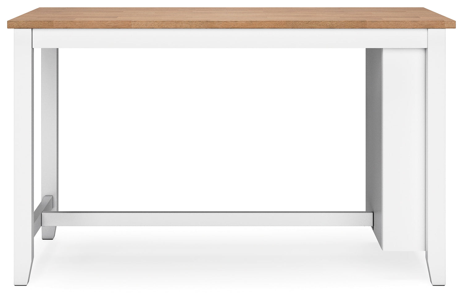 Gesthaven Counter Height Dining Table and 2 Barstools in Natural/White from Ashley - Luna Furniture
