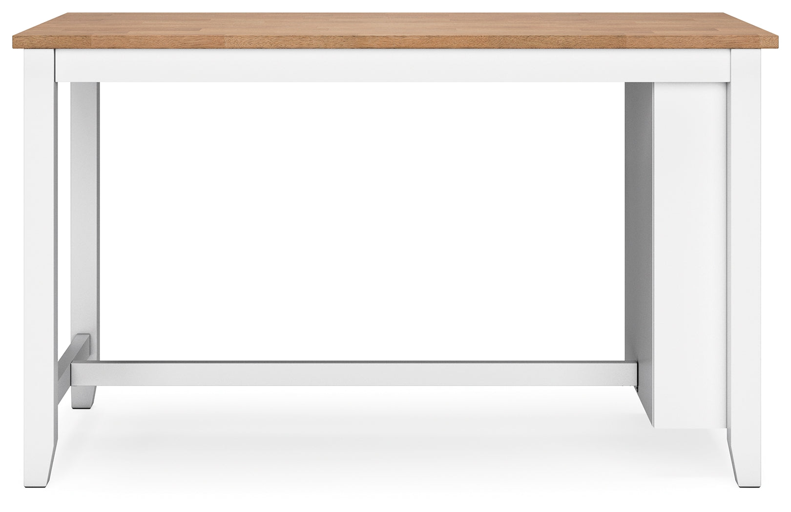 Gesthaven Counter Height Dining Table and 2 Barstools in Natural/White from Ashley - Luna Furniture