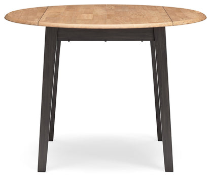 Gesthaven Dining Table and 2 Chairs in Natural/Brown - PKG019456