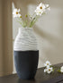 Girtha Antique White/Black Vase - A2000877