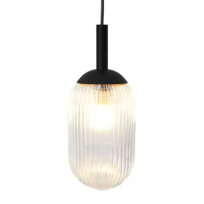 Giza Pendant Lamp - Black and Clear - PNL04102301