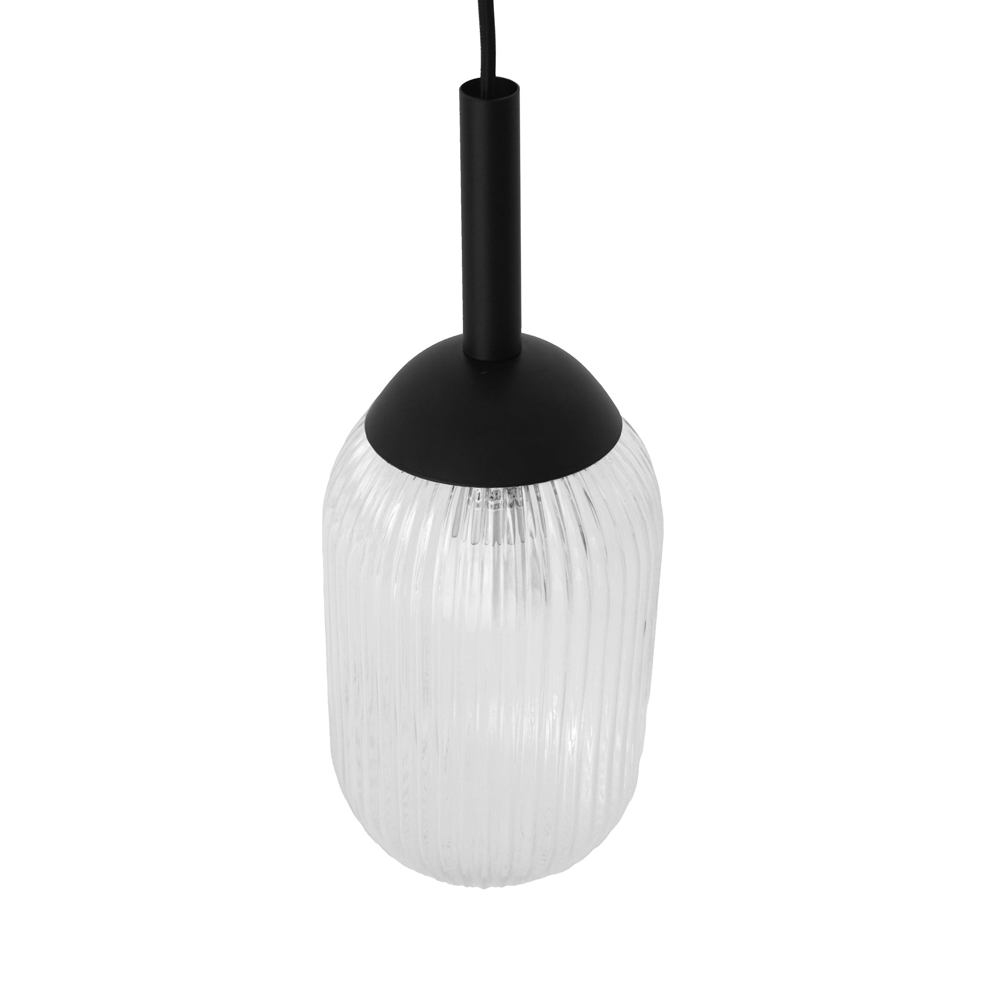 Giza Pendant Lamp - Black and Clear - PNL04102301