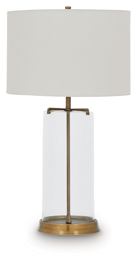 Gizeh Clear/Gold Finish Table Lamp - L430954