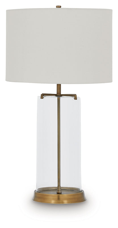 Gizeh Clear/Gold Finish Table Lamp - L430954