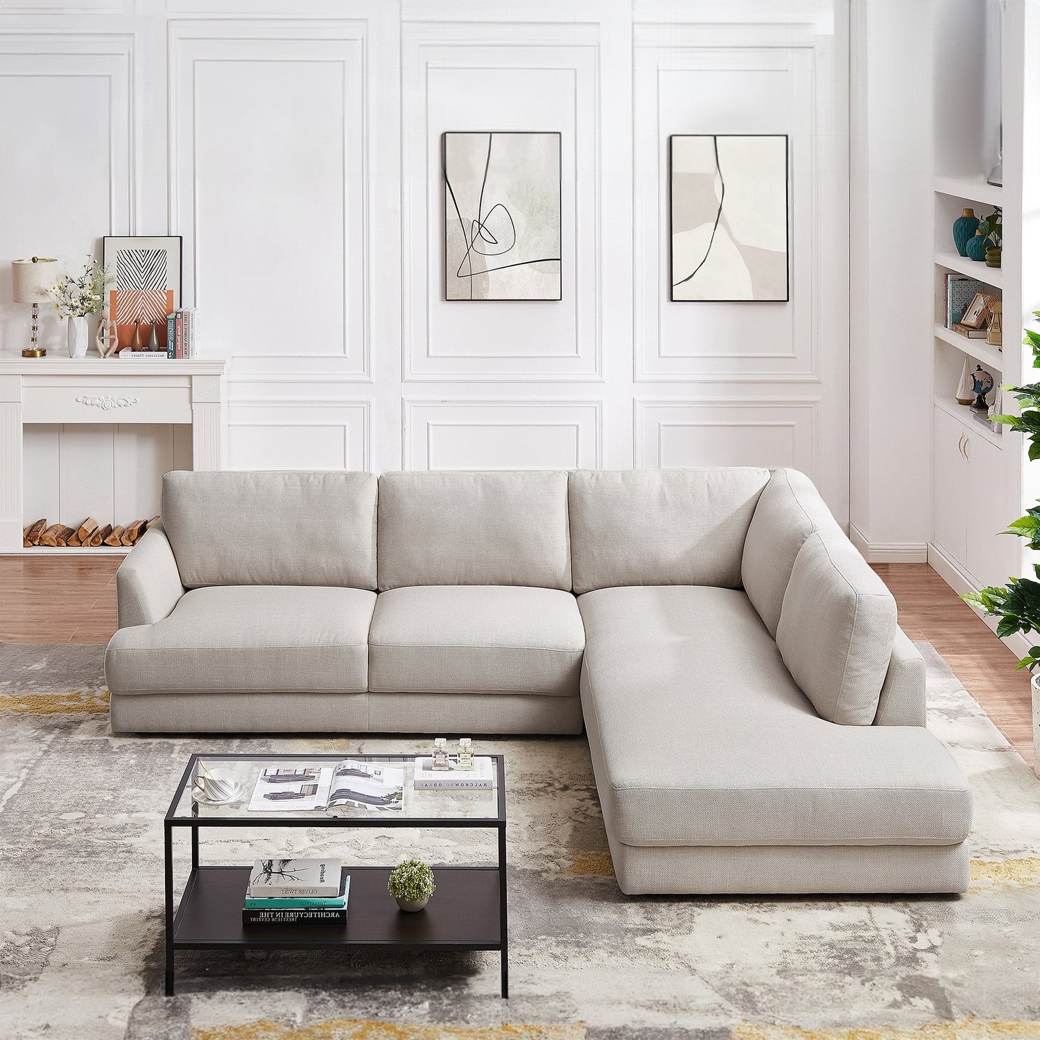Glander  Cozy Sectional Sofa Right Facing - SEC02901203