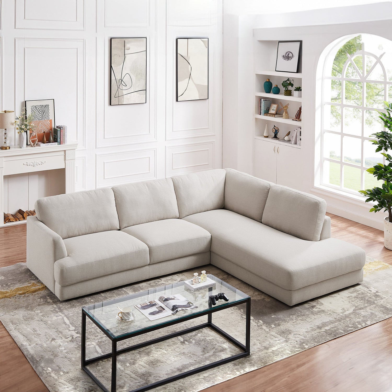 Glander  Cozy Sectional Sofa Right Facing - SEC02901203