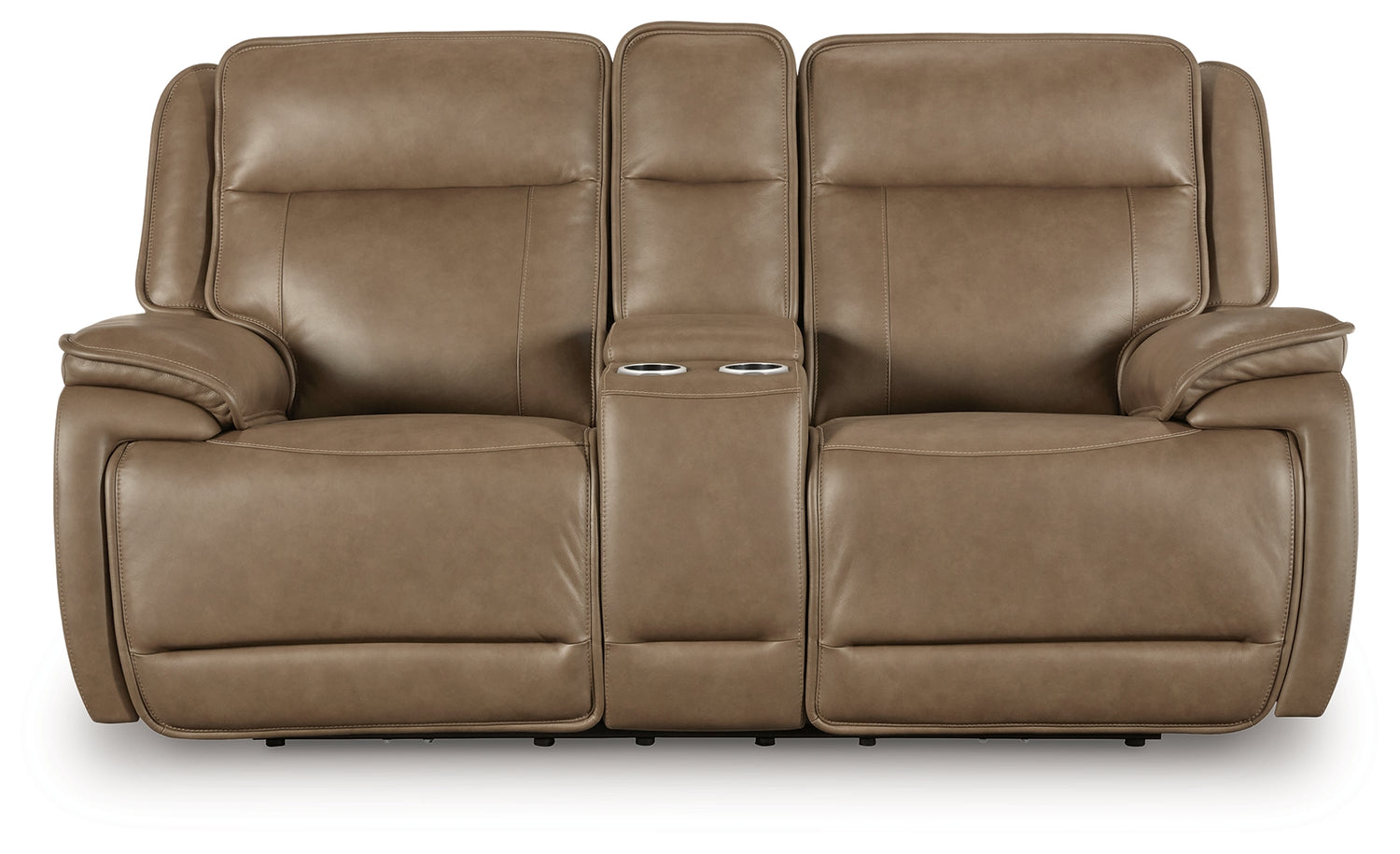 Glencroft Sahara Power Reclining Loveseat with Console - PCU1240018