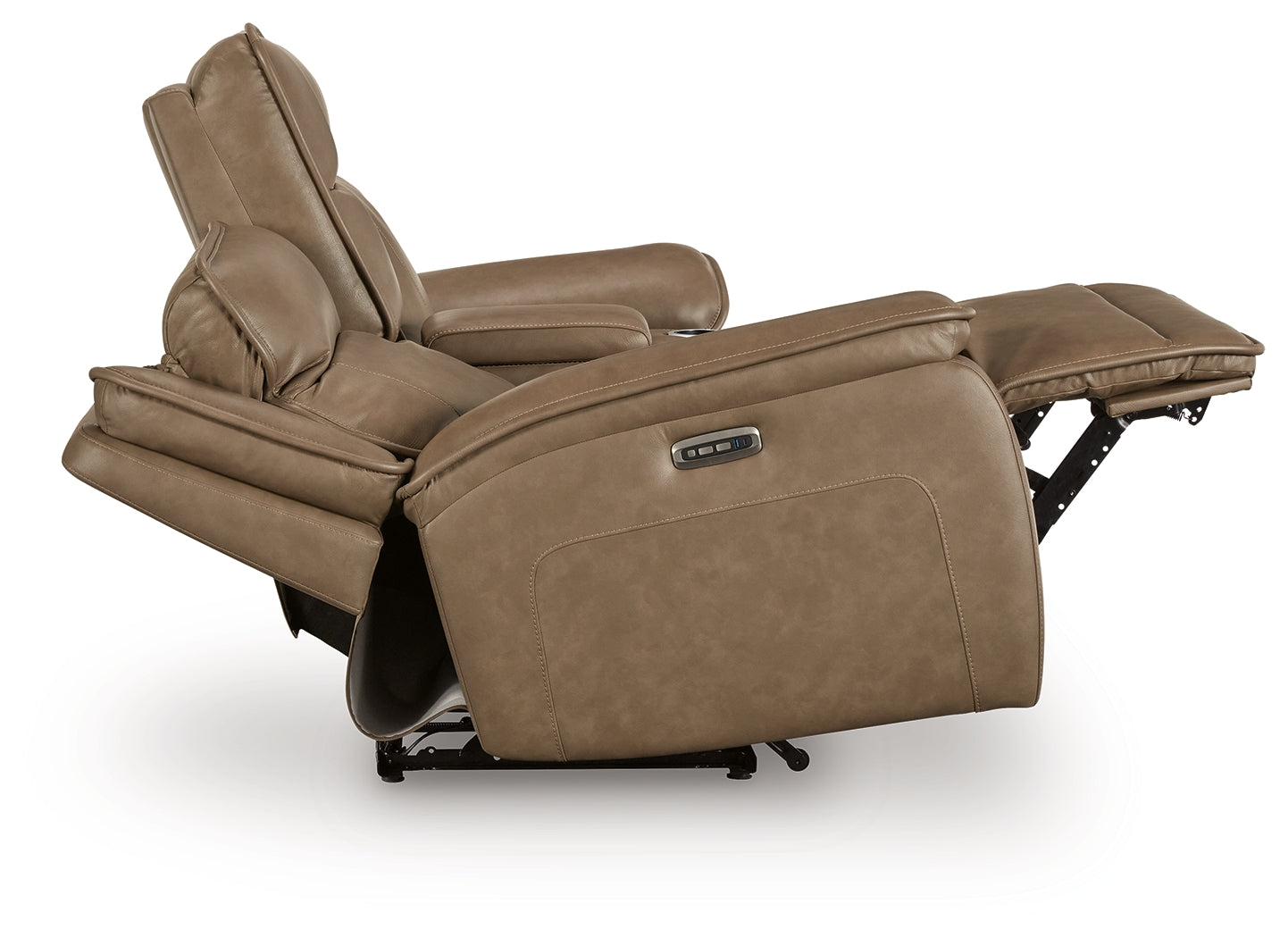 Glencroft Sahara Power Reclining Loveseat with Console - PCU1240018