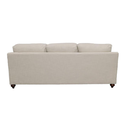 Glenn Light Gray Cushion Back Sofa from Coaster - Luna Furniture