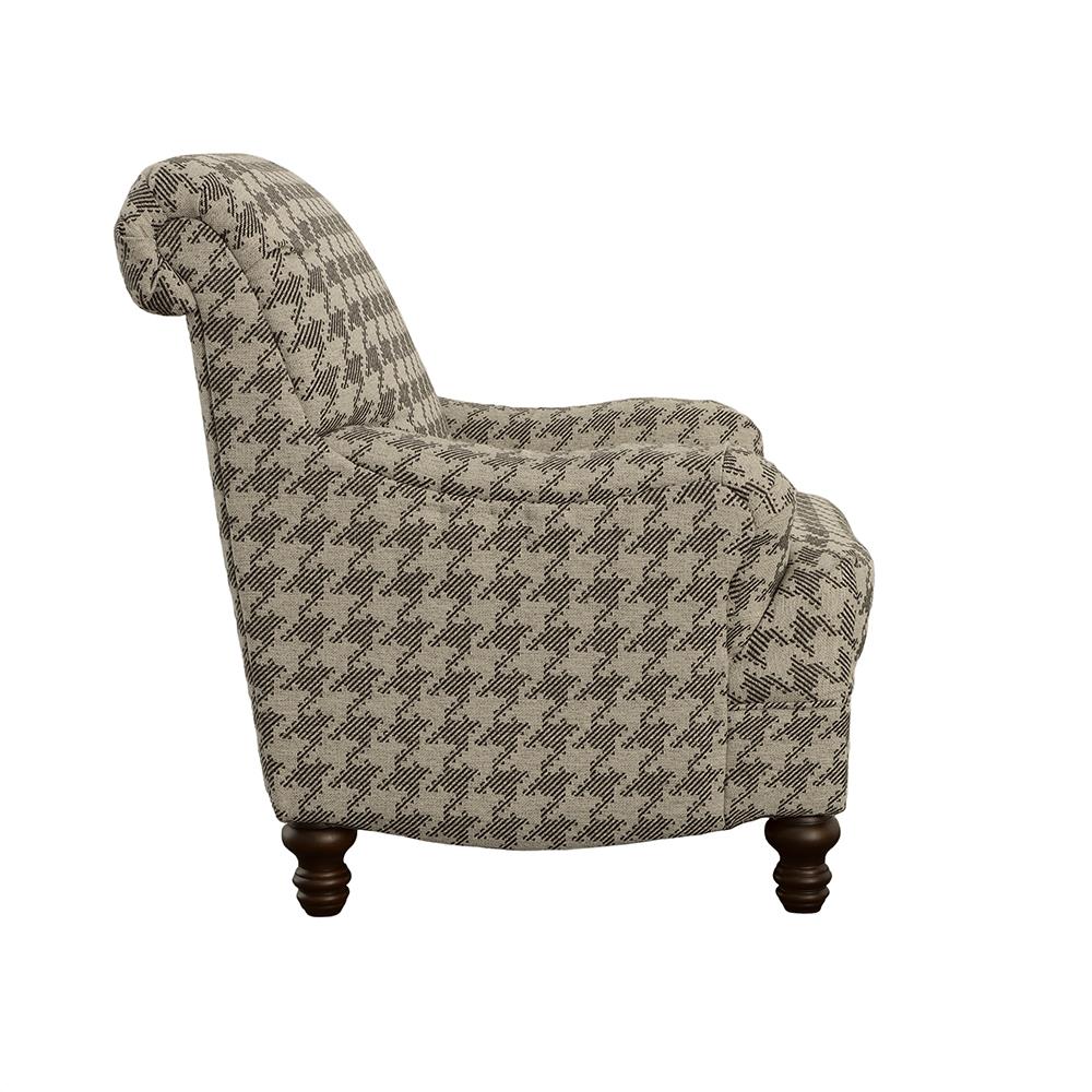Glenn Gray Upholstered Accent Chair from Coaster - Luna Furniture
