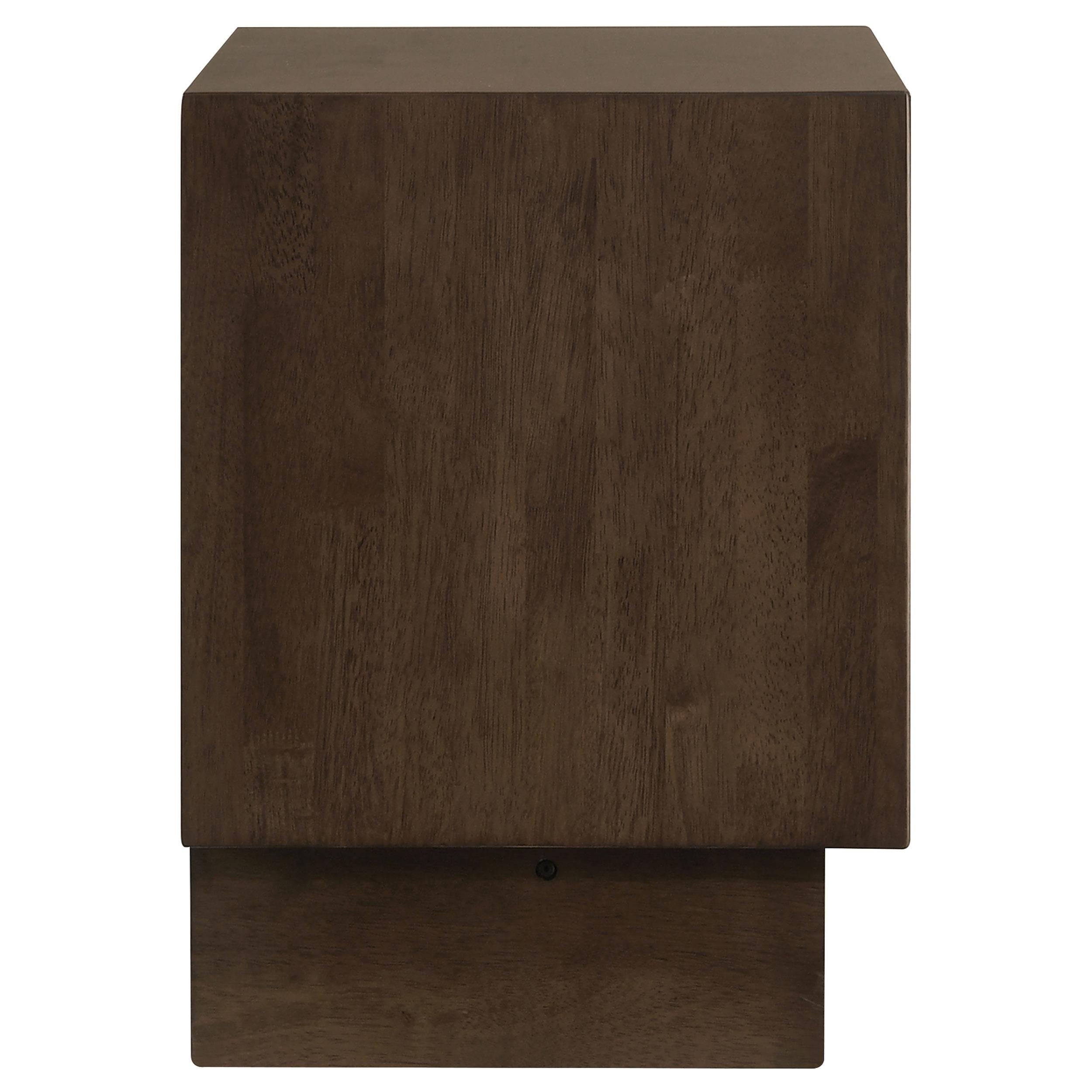 Glenwood 2-drawer Nightstand Bedside Table Warm Brown - 225012