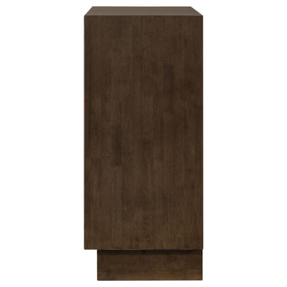 Glenwood 4-drawer Chest of Drawers Warm Brown - 225015