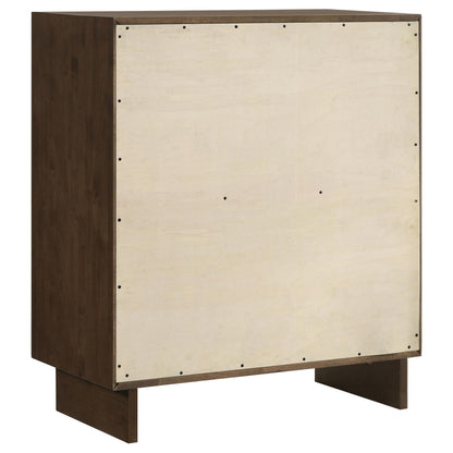 Glenwood 4-drawer Chest of Drawers Warm Brown - 225015