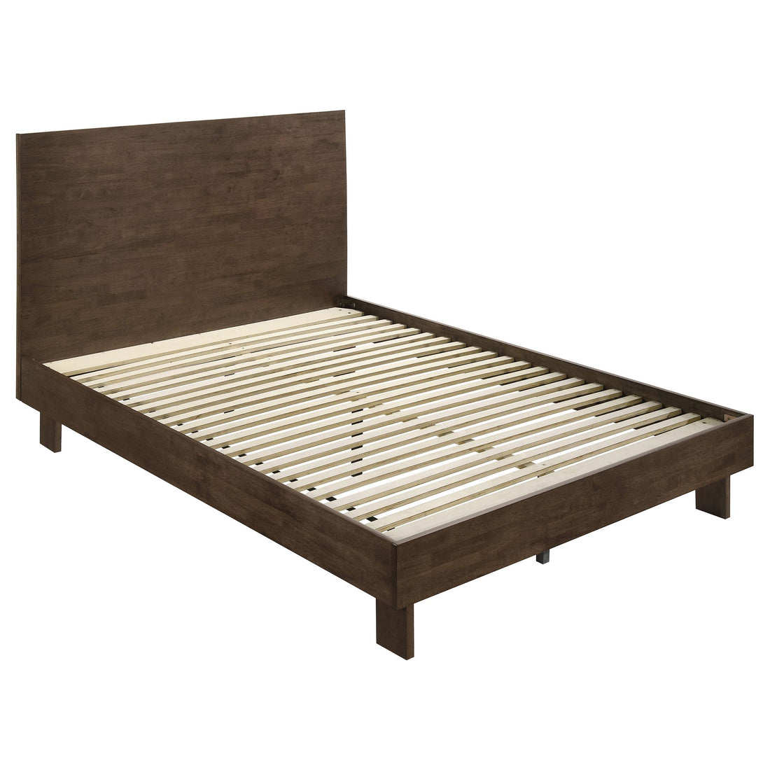 Glenwood 48-inch Queen Platform Panel Bed Warm Brown - 225011Q