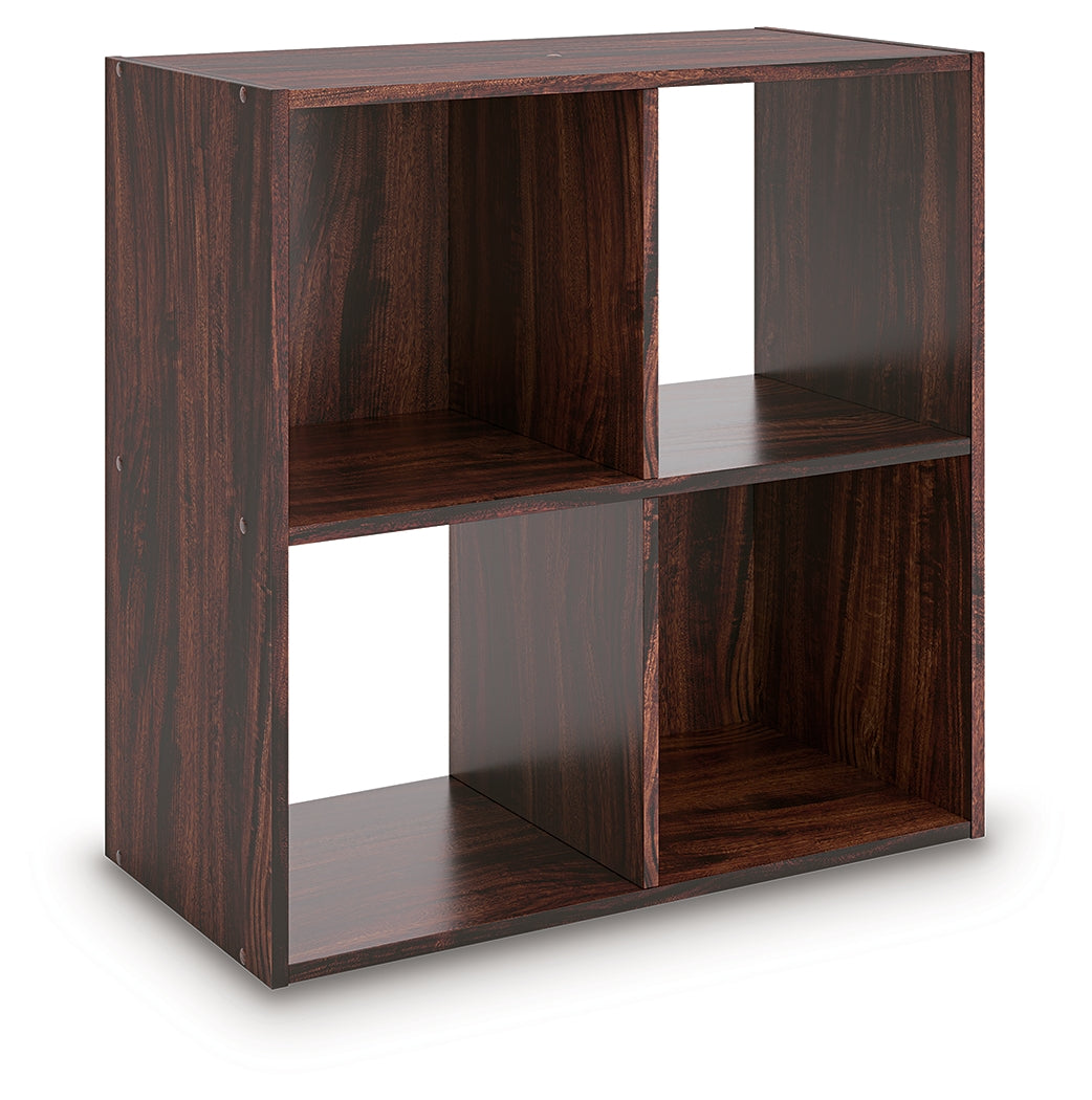 Glosmount Cherry/Light Brown Four Cube Organizer - EA1055-2X2