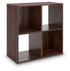 Glosmount Cherry/Light Brown Four Cube Organizer - EA1055-2X2