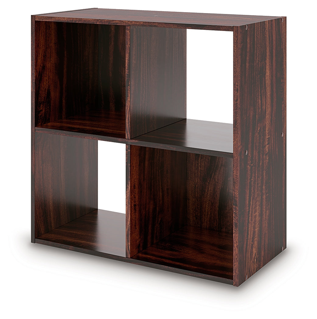 Glosmount Cherry/Light Brown Four Cube Organizer - EA1055-2X2