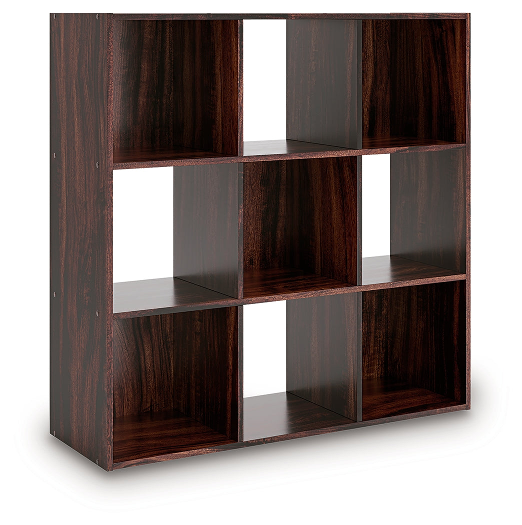 Glosmount Cherry/Light Brown Nine Cube Organizer - EA1055-3X3