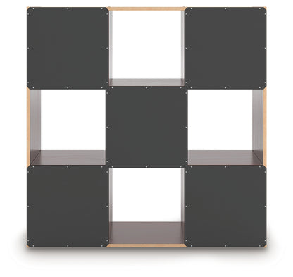 Glosmount Cherry/Light Brown Nine Cube Organizer - EA1055-3X3