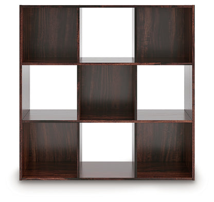 Glosmount Cherry/Light Brown Nine Cube Organizer - EA1055-3X3