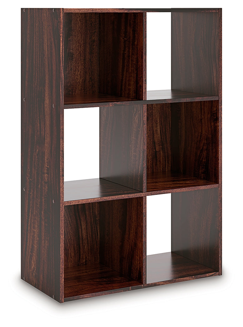 Glosmount Cherry/Light Brown Six Cube Organizer - EA1055-3X2