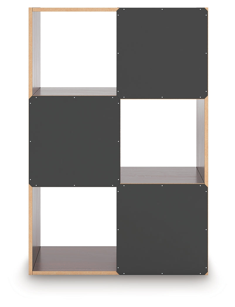 Glosmount Cherry/Light Brown Six Cube Organizer - EA1055-3X2