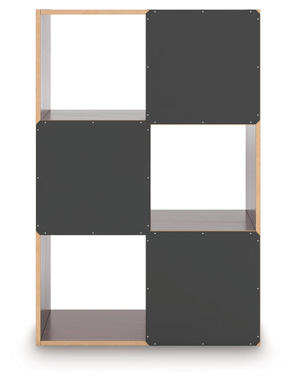 Glosmount Cherry/Light Brown Six Cube Organizer - EA1055-3X2