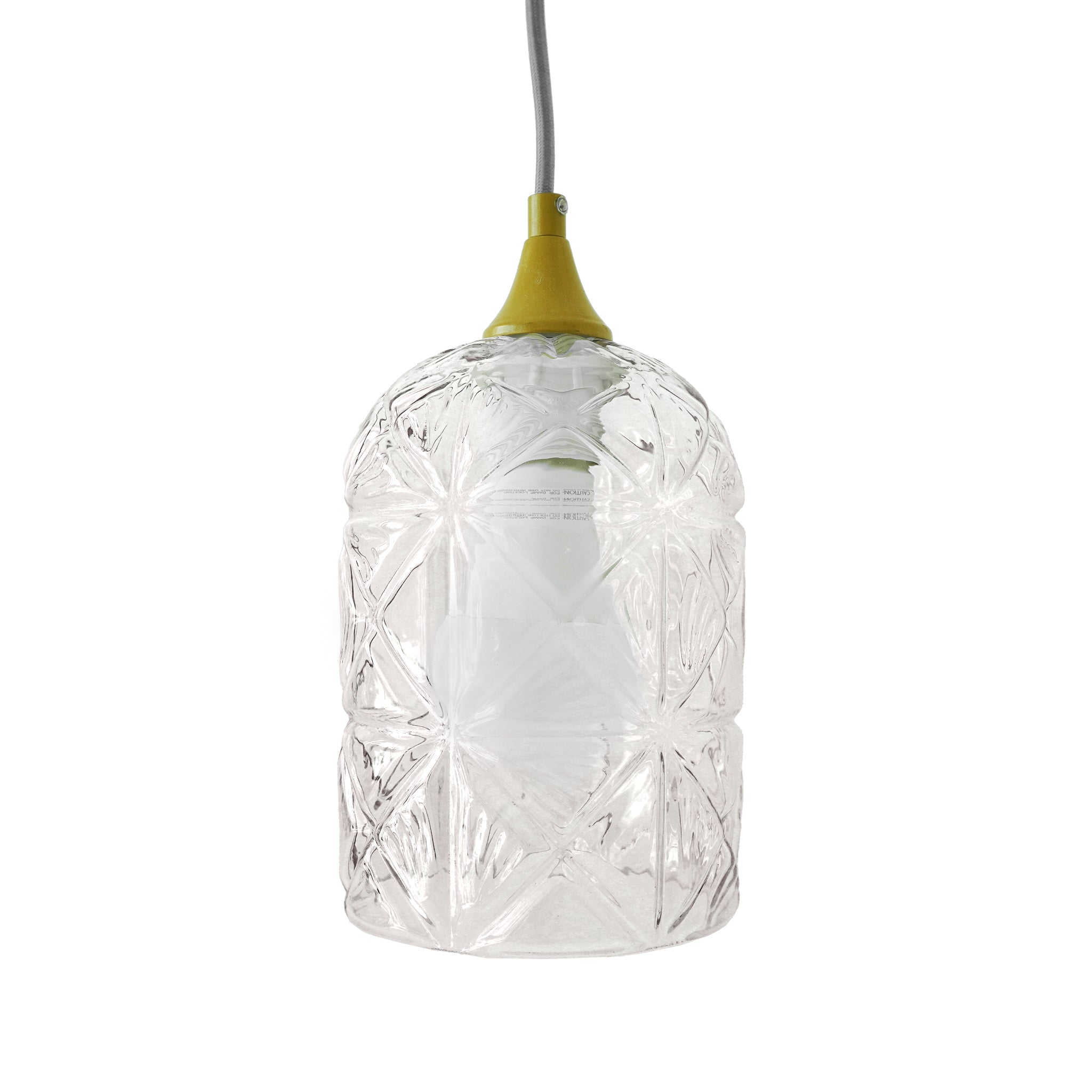 Glowline Pendant Lamp - Gold and Clear - PNL04102901