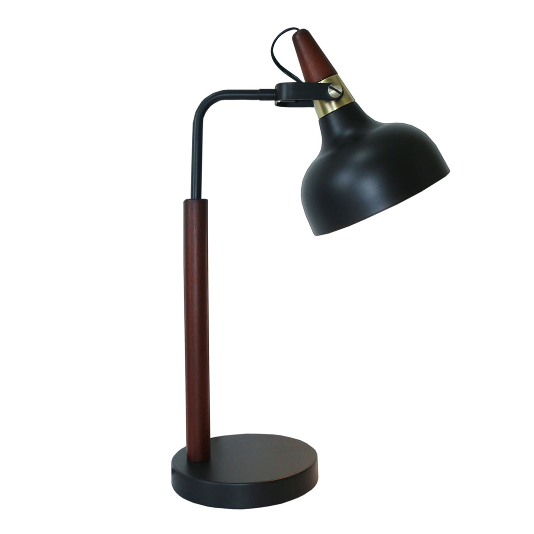 GlowLite Black Table Lamp with Cone Shade - TBL04202801