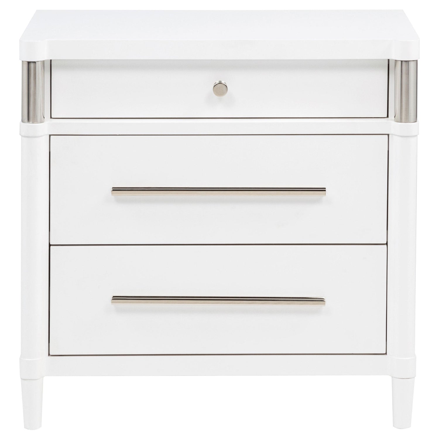Gracemont 3-drawer Bedroom Nightstand Bedside Table White - 225072