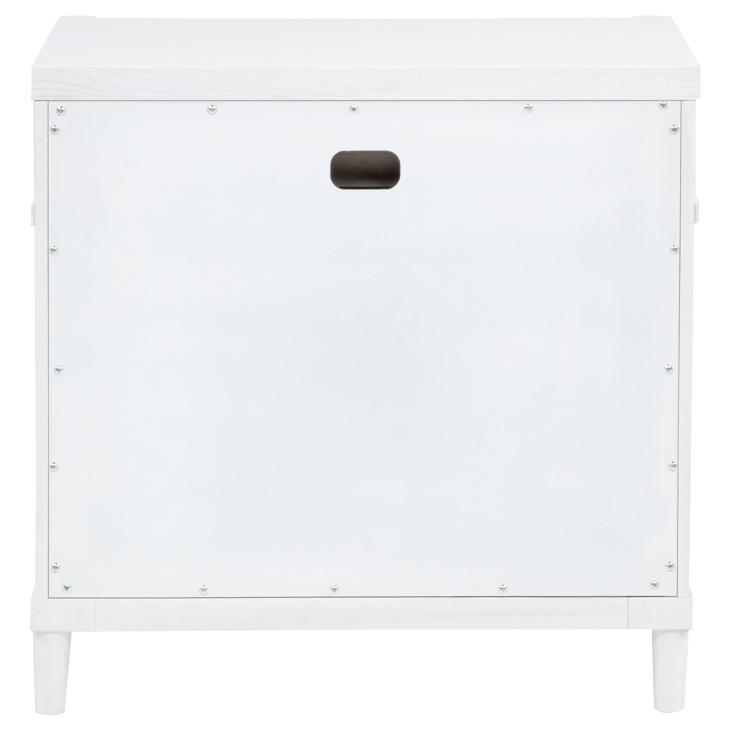Gracemont 3-drawer Bedroom Nightstand Bedside Table White - 225072