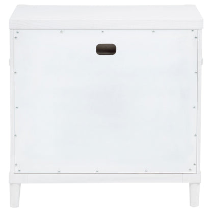 Gracemont 3-drawer Bedroom Nightstand Bedside Table White - 225072
