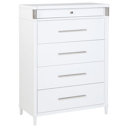 Gracemont 5-drawer Bedroom Chest of Drawers White - 225075